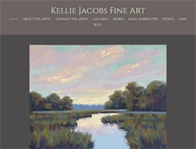 Tablet Screenshot of kelliejacobsart.com